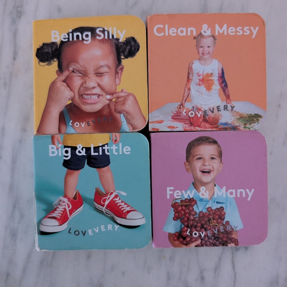 Bundle Of 4 Lovevery Mini-board Books